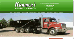 Desktop Screenshot of kramersautoparts.com